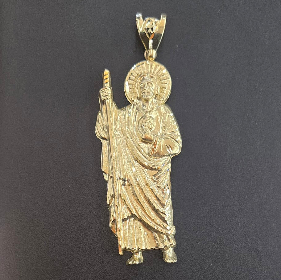 10kt deals real gold Saint jude pendant