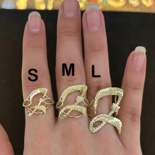 10k Real Gold Small Initial Ring, Women's Initial Ring, Letter Ring, Gold Alphabet Rings, Name Initial Ring, Small Cursive Letter Ring