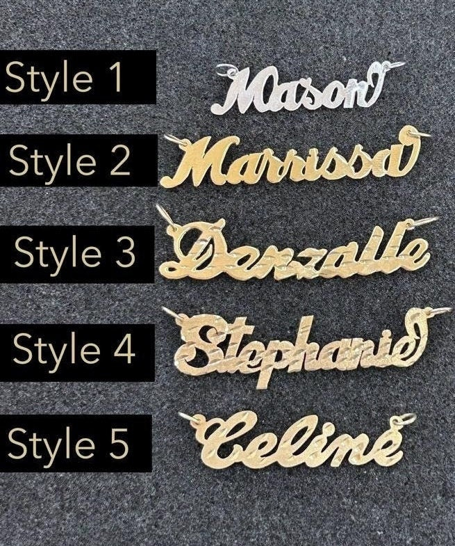 10k Custom Name Plate, 14k Custom Name Plate, Company Logo, Name Plate, Custom Name, Birthday Name Plate, Graduation Gift, Name Plate